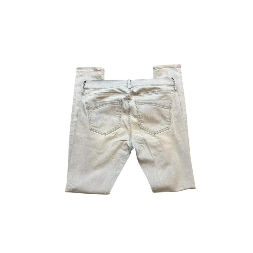 Express Light Wash Ripped Women's Jeggings - Picture 4 of 6